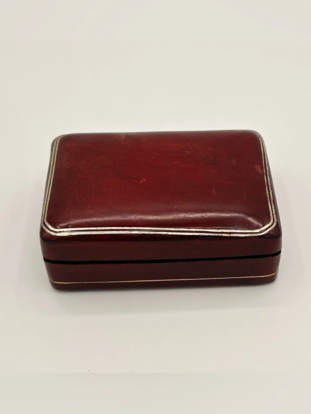 Italian Calf Leather Jewelry Trinket Box